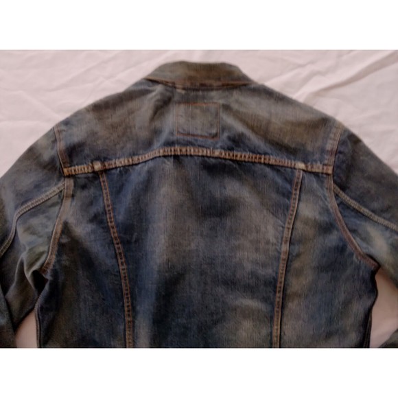 Levi Strauss & Co Denim Jean Jacket Trucker Blue Button Down Mens Size XL - Picture 14 of 14
